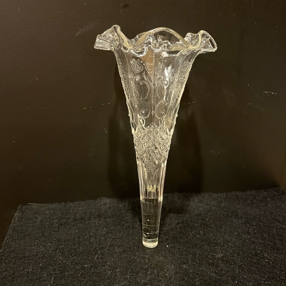 Vintage Automobile Limousine Glass Bud Vase - Picture 2 of 13
